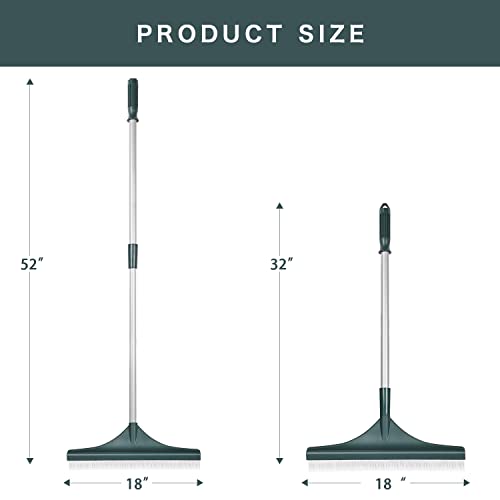 APARECIUM Turf Rake, Artificial Grass Broom Rake With Telescopic Steel