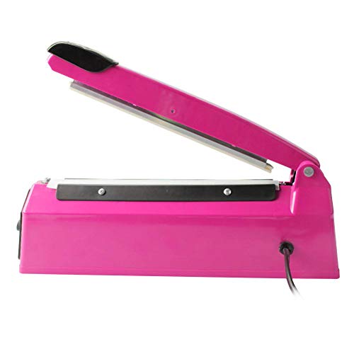 Vanpower Hand Impulse Heat Sealing Sealer Machine Poly Plastic Bag Sealer (Pink US) - Thumbnail 2