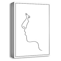signwin-Canvas Wall Art-Lines Drawing-Canvas Prints Home Artwork Decoration for Living Room,Bedroom - 12x18 inches