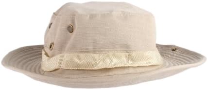 58cm Jungle Style Safari Hat in CreamSun Hat Summer UV Protection Beach Hat Fishing Hat
