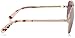 Kate Spade Sunglasses (Safilo Group) Women's Amarissa Aviator Sunglasses, Gold Pink/Gold Gradient Pink, 59 mm