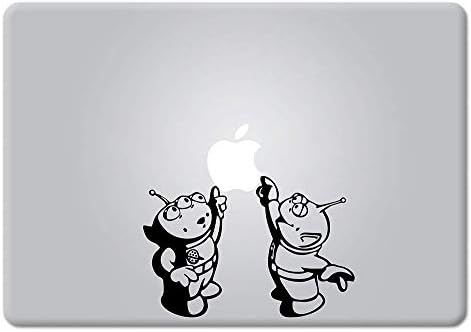 Toy Story Alien Little Green Men for MacBook Laptop car die-Cut Vinyl Decal Sticker (Black)
