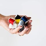 KORBOND CORE Mix Polyester Thread Selection 12 x 32m 10 Colours 384m White view 3