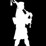 Bagpipes Bagpiper vinyl window decal sticker