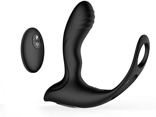 Wireless Remote Control Vibrating Wand Massaging Relaxation Toy Slient Soft Skin-Friendly Rechargeable 10 Speed and Patterns for Men