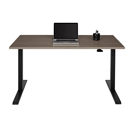 Realspace® Magellan Pneumatic HeightAdjustable Standing Desk, 60"W
