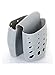 Adams of Saratoga Kitchen Sink Plastic Draining Saddle Sponge Holder, Sponge and Scouring Pad Caddy-Grey