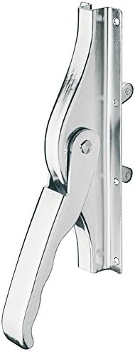 JUVA Gate handle metal gate drive bolt with locking on both sides - gate latch for bar profile 13 x 13 mm | gate lock with hub 20 mm | made in Germany | 1 piece - door drive bolt made of steel