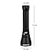 YDP-SPORT Powerful Underwater Waterproof Led Scuba Diving Flashlight Torch 4000 LM Ultra Bright Cree XHP70 LEDs for Scuba Snorkeling Canoeing Fishing Hiking Include Battery and Charger