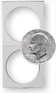 500 Count 2X2 Premium Cardboard Coin Holders (Mixed)- Custom Order or 100 Dollar, 100 Half Dollar, 100 Small Dollar, 100 Quarter &amp; 100 Nickel Holders.