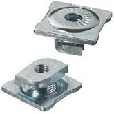 B-Line Nwith 524-ZN Combo Nut with asher 1/4 In,