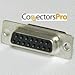 Pc Accessories - Connectors Pro DB15 Female D-Sub Crimp Type Connector, 10 Pcs PK No Pin