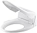 KOHLER K-4737-0 C3 125 Elongated Warm Water Bidet Toilet Seat, White with Quiet-Close Lid and Heated Seat, Automatic Deodorization and Nightlight