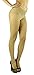 ToBeInStyle Women's Spandex Seamless Glittery Fishnet Pantyhose Tights Hosiery - Beige With Silver Glitter - One Size: Regular