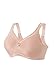 Glamorise Women's Magiclift Seamless Support T-Shirt Soft Cup Bra, Cafe, 44DD