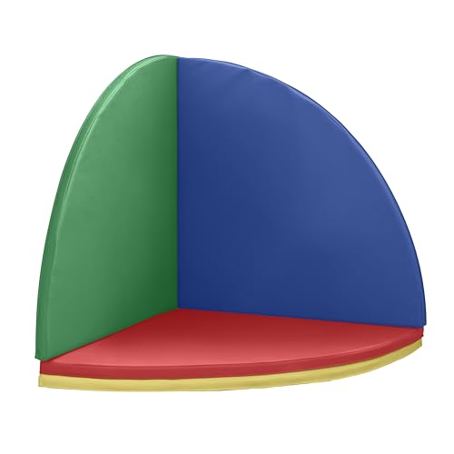 ECR4Kids SoftZone All-Around Activity Mat, Reading Nook, Assorted, 4-Piece