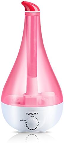 Ultrasonic Humidifier, HOMETEK 2.2 High Volumn Ultra Quiet Cool Mist Humidifier With Waterless Auto Shut Off Protection