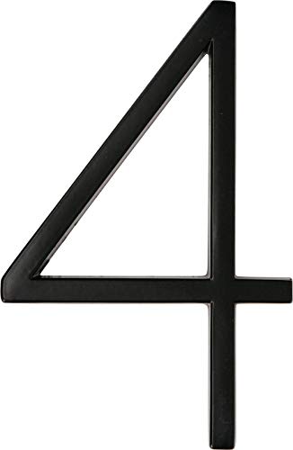 Distinctions Floating House Number 4 Black