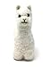 Inca Fashions - Felted Lifelike Alpaca Figure & Ornament, Handmade from 100% Alpaca Wool Yarn (White)