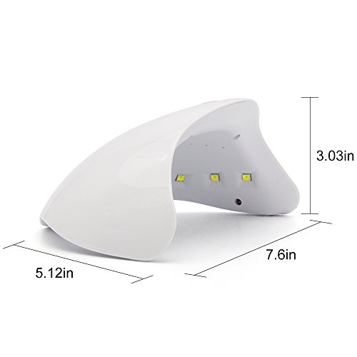 image for LKE 24W Gel Nail Polish Curing Lamp Fashionable Unique Mask Shape Dura