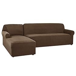 CHUN YI Stretch Sectional Couch Covers Soft L