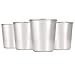 HumanCentric Stainless Steel Cups for Kids and Toddlers - Set of Four 8 oz BPA Free Cups