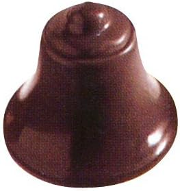 Silicone Bakeware Bell Polycarbonate Mould 21pcs for Professional Chocolates, Acrylic, 27.5x13.5x2.4 cm