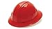 Pyramex SL Series Full Brim Hard Hat, 4-Point Ratchet Suspension, Red