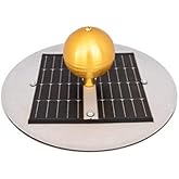 Titan Solar Flagpole Light with 6 Bright LED Lights - 287 Lux Downlight Outdoor Flagpole Lighting for 15 to 25 Ft Flagpoles, 1/2 inch Fitting and Auto Dusk to Dawn to Ensure Flag is Properly Lit