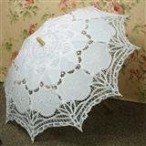 Battenburg Lace Parasol (white)