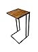 Design 59 Acacia Hardwood C Table/End Table/Laptop Stand, No Assembly Required
