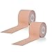 Kinesiology Tape Water Resistant-Breathable Sport Kinesiology Recovery Tapes 2 Rolls 2 Inch x 16.5 Feet