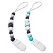 Pacifier Clip Set (2-Pack) for Teething Relief - Pacifier Holder Clips for Newborn Babies and Toddlers - BPA-Free Silicone Beaded Teethers - Perfect Baby Shower Gifts for Girl or Boy