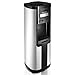 Costway 5 Gallon Water Cooler Dispenser Top Loading Stainless Steel Freestanding Water Dispenser w/Hot and Cold Water (Black)
