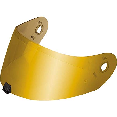 HJC HJ-20M Pinlock Ready RST Shield FG-17 Street Bike Motorcycle Helmet Accessories - Gold/One Size