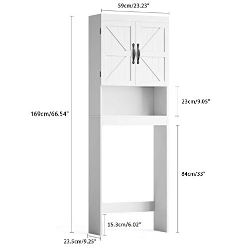 SRIWATANA Over The Toilet Storage Bathroom Spacesaver with