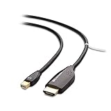 Cable Matters 4K Mini DisplayPort to HDMI Adapter Cable in Black 3 Feet - Thunderbolt and Thunderbolt 2 Port Compatible