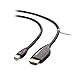 Cable Matters 4K Mini DisplayPort to HDMI Adapter Cable in Black 3 Feet - Thunderbolt and Thunderbolt 2 Port Compatible primary