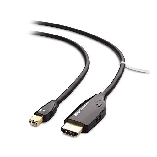Cable Matters 4K Mini DisplayPort to HDMI Adapter Cable in Black 3 Feet - Thunderbolt and Thunderbolt 2 Port Compatible