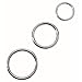 Spartacus Metal Cock Ring, Chrome, 3-Pack