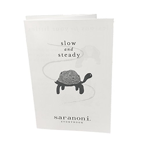 Saranoni Luxury Decorative Muslin Swaddle Baby Blanket (Slow and Steady