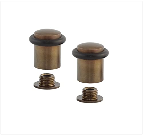 Rustic Brass - Black Rubber