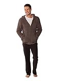 Cozychic Adult Ribbed Hoodie (Charcoal, Medium)