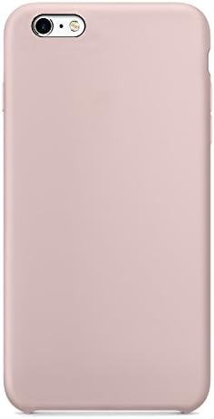 iPhone 6/6s Liquid Silicone Case,LINDIANSHUMA Liquid Silicone Gel Rubber Case with Soft Microfiber Cloth Lining Cushion for Apple iPhone 6/6s,Pink Sand