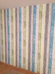 Livingwalls 855077 Mustertapete in Holzoptik Surfing und Sailing, blau