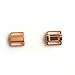 20Pcs/lot 12mm Craft Rose Gold Metal Rectangle Tape Closure Hook & Clasp Waist Extenders Sewing On Clothes Bra Clip Hooks