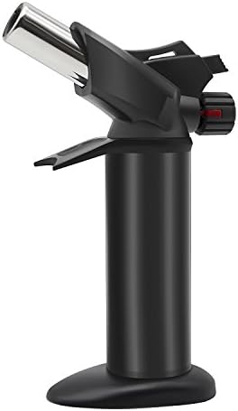 Innozon Butane Torch, Refillable Torch Lighter / Blow Torch / Culinary Torch for Creme Brulee, Camping, Soldering and More