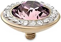 Qudo Famosa Gold Tondo Deluxe 13mm Amethyst
