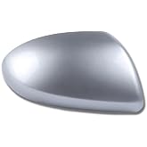 Silver Right Passenger Side Mirror Cover Cap For Mazda 3 2010-13 No-Signal