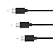Micro USB Cable,[3ft3Packs]by Ailun,High Speed 2.0 A Male to Micro B Sync & Charging Cable,with 56k Ohm Pull-up Resistor,for Smartphone&Tablets,for Bluetooth headphones/headset [Black]
